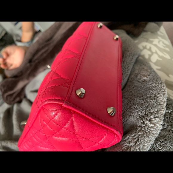 ❌SOLD❌Mini lady Dior lamskin Fusa pink - Picture 2 of 6